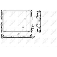 NRF 58540 Kühler, Motorkühlung