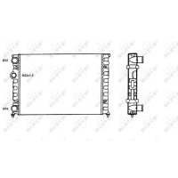 NRF 58819 Kühler, Motorkühlung