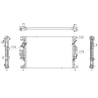 NRF 59284 Kühler, Motorkühlung