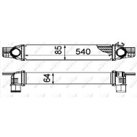 NRF 30254 Ladeluftkühler