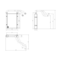 NRF 54435 Wärmetauscher, Innenraumheizung