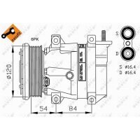 NRF 32220 Kompressor, Klimaanlage