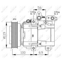 NRF 32755G Kompressor, Klimaanlage