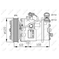NRF 32775 Kompressor, Klimaanlage