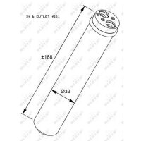 NRF 33284 Trockner, Klimaanlage