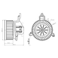 NRF 34299 Innenraumgebläse