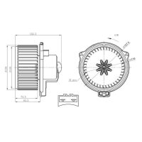 NRF 34304 Innenraumgebläse
