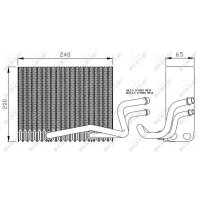 NRF 36098 Verdampfer, Klimaanlage