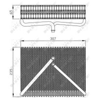 NRF 36116 Verdampfer, Klimaanlage