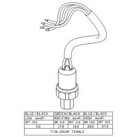 NRF 38920 Druckschalter, Klimaanlage