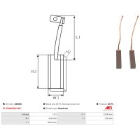 AS-PL AB5005 Kohlebürste, Generator