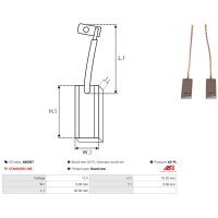 AS-PL AB5007 Kohlebürste, Generator