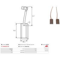 AS-PL BX182 Kohlebürste, Generator