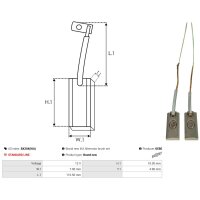AS-PL BX204(IKA) Kohlebürste, Generator