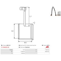 AS-PL JSX21-22 Kohlebürste, Starter