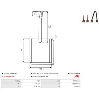 AS-PL JSX35-37 Kohlebürste, Starter