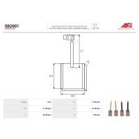 AS-PL SB2001 Kohlebürste, Starter