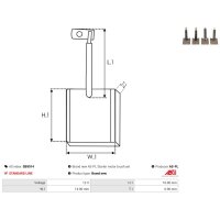 AS-PL SB9014 Kohlebürste, Starter