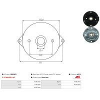 AS-PL SBR0063 Starterdeckel, Vergaser