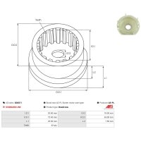AS-PL SG0011 Reparatursatz, Starter