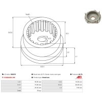 AS-PL SG0019 Reparatursatz, Starter