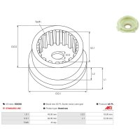 AS-PL SG0036 Reparatursatz, Starter