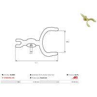 AS-PL SL0009 Starterhebel, Vergaser
