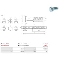 AS-PL SP0043 Reparatursatz, Generator
