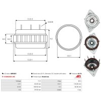 AS-PL ABR6001 Stator, Generator