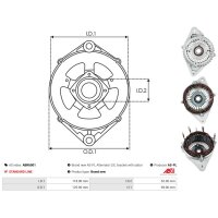 AS-PL ABR6001 Stator, Generator