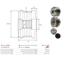 AS-PL AFP1001 Generatorfreilauf