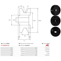 AS-PL AP0010 Riemenscheibe, Generator
