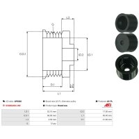 AS-PL AP0040 Riemenscheibe, Generator