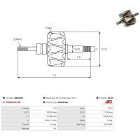 AS-PL AR0106S Läufer, Generator