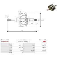 AS-PL AR3009 Läufer, Generator