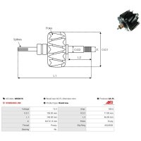 AS-PL AR5041S Läufer, Generator
