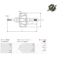 AS-PL AR6033S Läufer, Generator