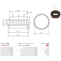 AS-PL AS0006 Stator, Generator
