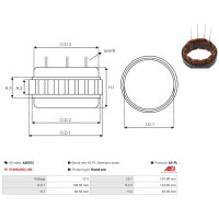 AS-PL AS0072 Stator, Generator
