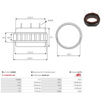 AS-PL AS2008 Stator, Generator