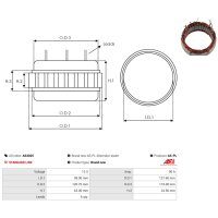 AS-PL AS3025 Stator, Generator