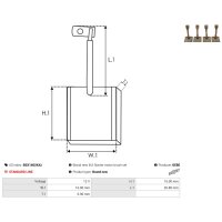 AS-PL BSX140(IKA) Kohlebürste, Starter