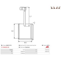 AS-PL BSX178-179 Kohlebürste, Starter