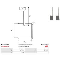 AS-PL OB9058 Kohlebürste, Generator