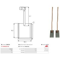 AS-PL OB9070S Kohlebürste, Generator