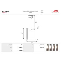 AS-PL RX70(4) Kohlebürste, Starter