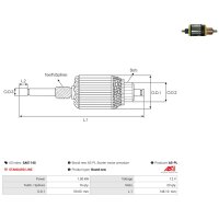AS-PL SA0114S Anker, Starter