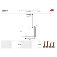 AS-PL SB9005 Kohlebürste, Starter
