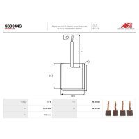 AS-PL SB9044S Kohlebürste, Starter