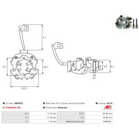 AS-PL SBH0016 Halter, Kohlebürsten